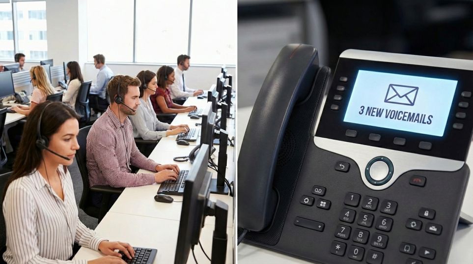 phone answering service vs voicemail comparison for Australian businesses